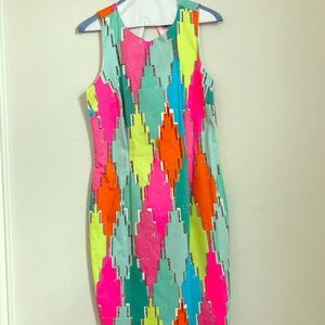 Cece multicolor cocktail dress